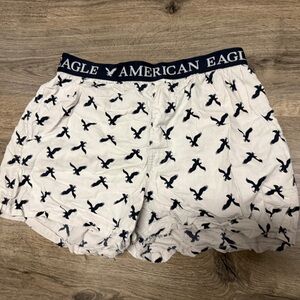 American Eagle Outfitters White and Blue boxers